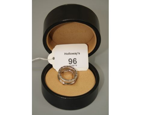 Bulgari, a B Zero 1 ring of mobile coiled design, stamped Bulgari '750', in fitted box