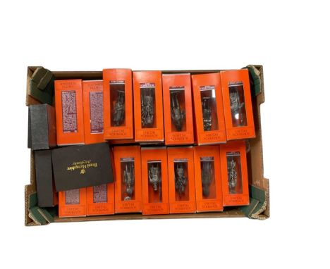 Collection of pewter figures boxed