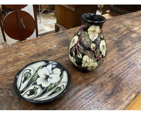 Two modern Moorcroft pieces