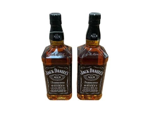 Two bottles of Jack Daniel's whiskey