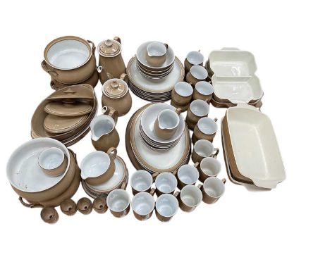 Extensive collection of Denby Viceroy dinner and table wares.