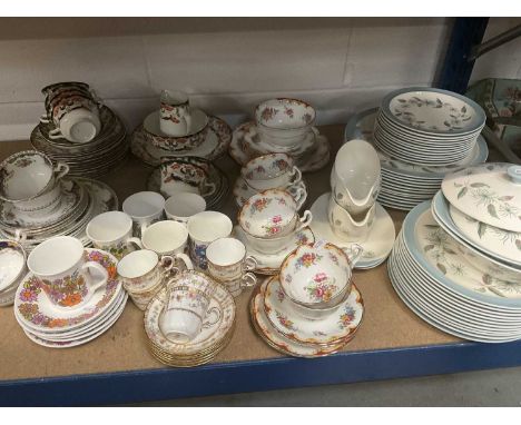 1950s Wedgwood 'Penshurst' 12 place dinner service, Edwardian and later tea and coffee wares