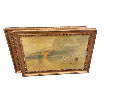 Pair of gilt framed prints after TurnerImage is 69.5cm x 45.5cmWith frames 83cm x 59cm