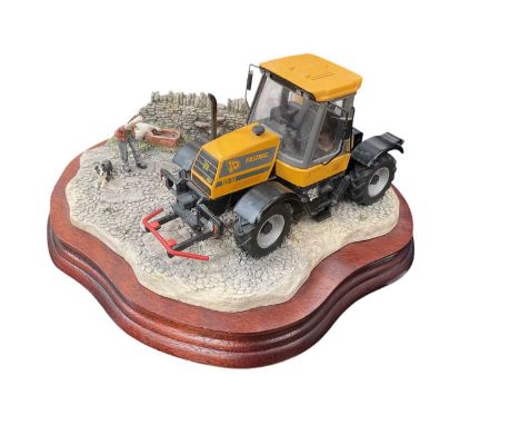 Border Fine Arts limited edition sculpture "Frontiers of Farming JCB Fastrac" No. 234 of 1,000, boxed with certificate.Good c