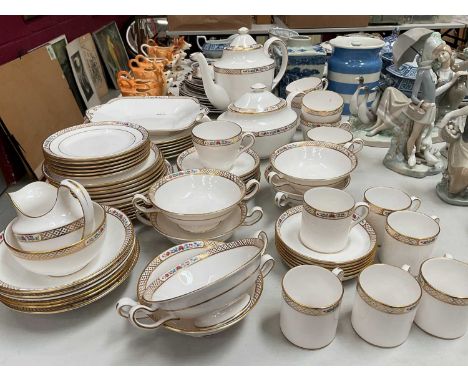 Spode Golden Trellis tea and dinner ware