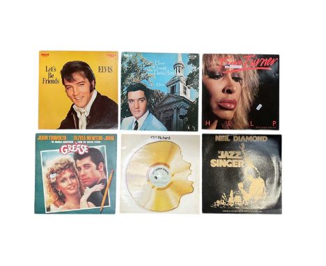 Large quantity of LPs and 45s, including Elvis, Cliff Richard, ina Turner and Neil Diamond