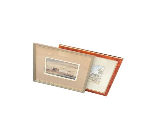 Michael Norman watercolour of Walberswick together with other pictures and prints