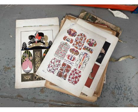 Collection of Secessionist and other prints (qty)