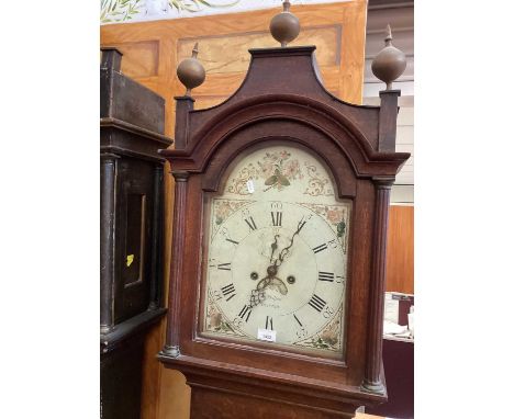 Nineteenth century oak longcase clock by Jn.Philpot, Thaxted
