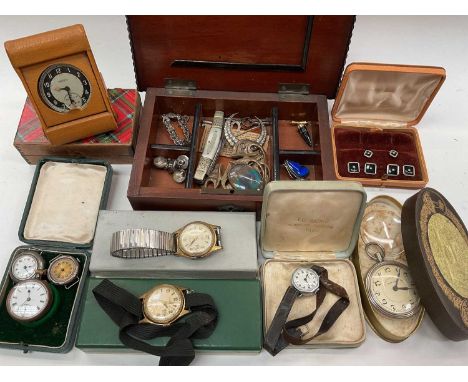 Group of vintage watches, silver and other jewellery etc
