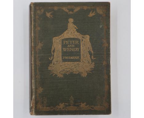 JM Barrie, Peter and Wendy, printed 1911, forth edition, cloth bound pub. Hodder &amp; Stoughton. UK P&amp;P Group 1 (£16+VAT