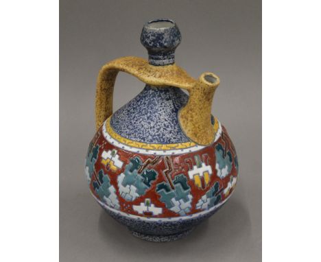 An Amphora pottery ewer. 29 cm high.