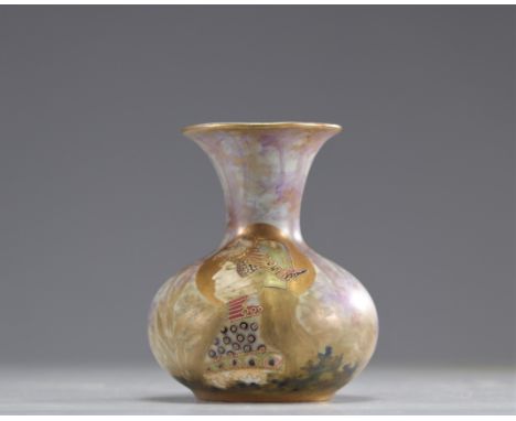 Amphora Nikolaus Kannhauser polychrome porcelain allegory Â&nbsp;originating fromÂ&nbsp;Germany - Weight: 560 g - Shipping av