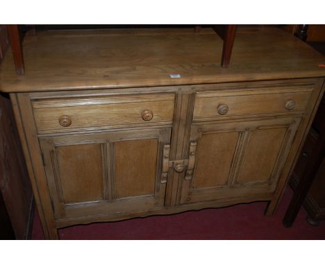 A recently stripped Ercol elm sideboard 