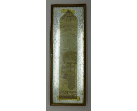 A framed Stevengraph