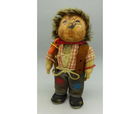 A Steiff hedgehog
