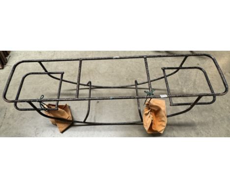A vintage metal see saw