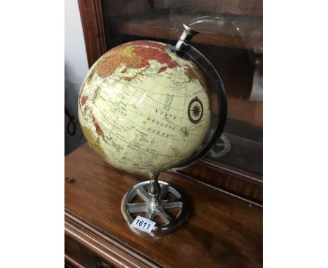 A world globe on stand