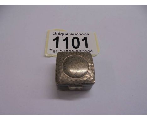 A 19th century silver patch box.