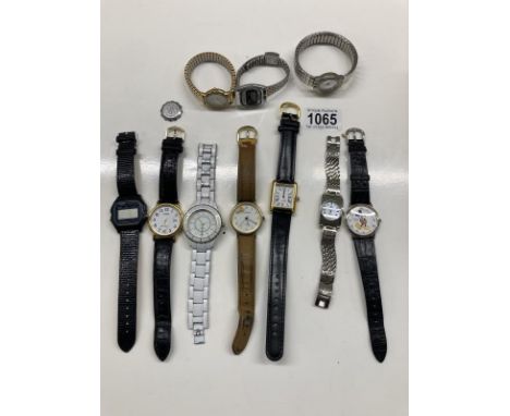 A collection of vintage and digital watches