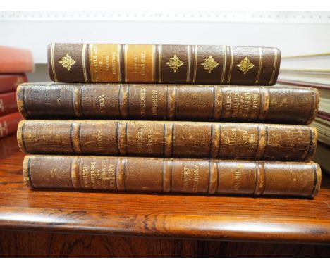 H Cescinsky: "English Furniture of the Eighteenth Century", 3 vols illust, half calf, and "The Gentle Art of Faking Furniture