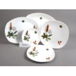 A Midwinter "Riverside" pattern part dinner service