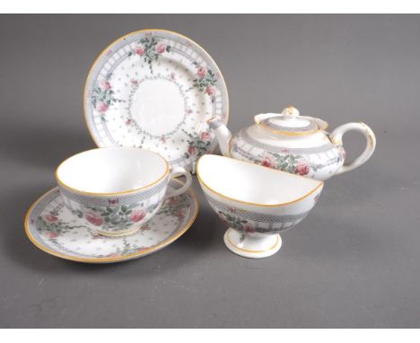 A Royal Worcester solo teaset 