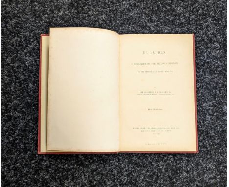 Anderson John, 'Dura Den Monograph of the Yellow Sandstone and its remarkable fossil remains' [Edinburgh MDCCCLIX] - please s