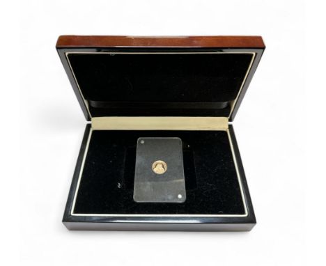 Gibraltar 2015 quarter sovereign gold proof FDC, 50th Anniversary of the death of Winston Churchill, in hard plastic display 