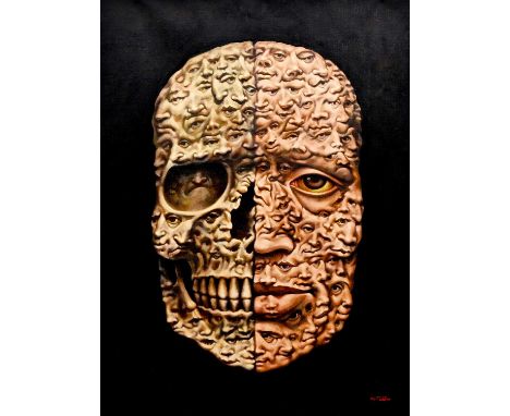 * FRANK MCFADDEN (SCOTTISH b. 1972), INCERTA HORA (THE HOUR OF DEATH IS UNCERTAIN)   oil on canvas, signed, titled and dated 