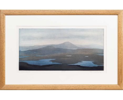 * TOM MACKENZIE (SCOTTISH 1947 - 2018), LOCHANS, LEWIS  limited edition colour etching on paper, signed, titled and numbered 