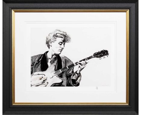 * JOHN BYRNE RSA (SCOTTISH 1940 - 2023), EMMA THOMPSON AS SUZI KETTLES FROM TUTTI FRUTTI limited edition giclee print on pape