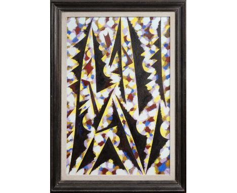* WILLIAM GEAR RA FRSA RBSA (SCOTTISH 1915 - 1997), SPRING STRUCTURE oil on canvas, signed, titled and dated '89 versoframedi