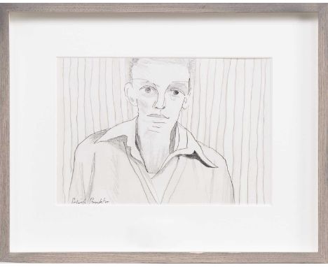 * PATRICK PROCKTOR RA (BRITISH 1936 - 2003), PORTRAIT pencil on paper, signedmounted, framed and under glassimage size 17cm x