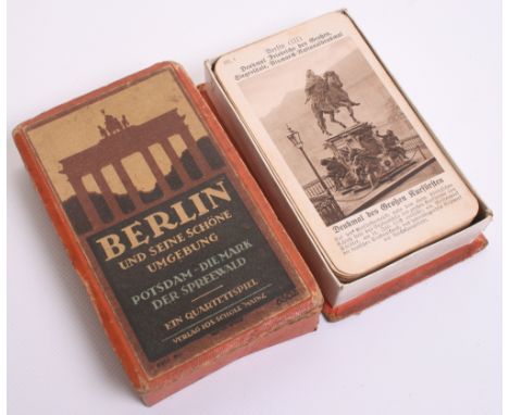 1920’s/ 1930’s Berlin Picture Cards showing historical buildings and monuments in the city of Berlin, Germany. Artistic label