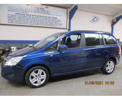 Make &amp; Model: Vauxhall Zafira Exclusiv CDTiDate of Reg: SH10 DSEColour: Bluecc: 1686MoT: 28-05-2022Fuel Type: DIESELMilea