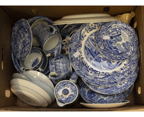 A collection of Spode Italian items (one box)