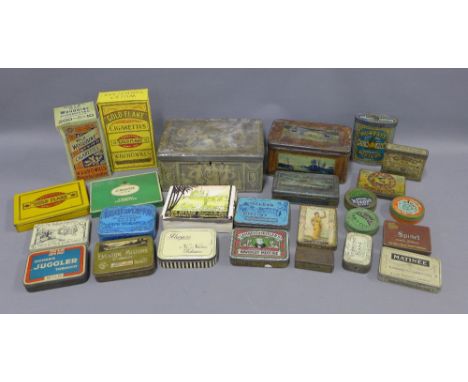Collection of vintage tobacco tins, etc (a lot) 