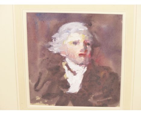 HERCULES BRABAZON BRABAZON.(1821-1906). PORTRAIT OF A GENTLEMAN. WATERCOLOUR. SIGNED WITH MONOGRAM. 17.5 X 20 cm.
&nbsp;
Cond