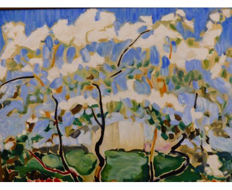 AFTER DONGEN VAN KEES. (1877-1968). A LATE 20TH CENTURY HOMAGE TO THE ARTISTS WORK "SPRING". OIL ON CANVAS. UNSIGNED. 98 X 78