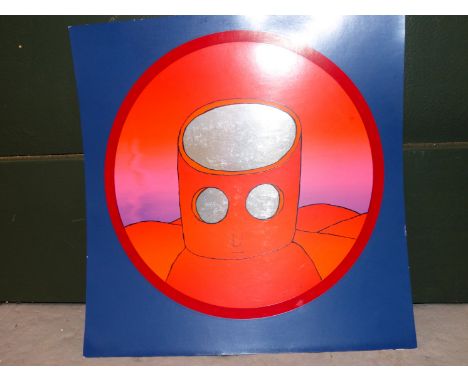 JEAN MICHEL FOLON (1934-2005) ARR. "L'EXPRESSION" SERIGRAPH PRINT, SIGNED IN THE PLATE. 28 X 29 cm. AND A SECOND EXAMPLE WITH