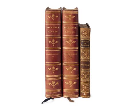 DICKENS, Charles (1812-1870). A group of 3 editions of The Posthumous Papers of the Pickwick Club and related works, comprisi