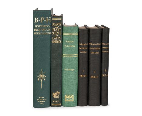 [BIBLIOGRAPHY] -- [BOTANY]. A group of 16 works, including:[AUCTION CATALOG]. The Magnificent Botanical Library of the Stiftu