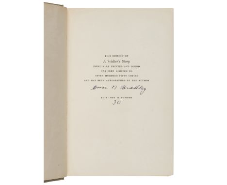 BRADLEY, Omar (1893-1981). A Soldier's Story. New York: Henry Holt and Company, 1951.8vo. Numerous illustrations. Original ta