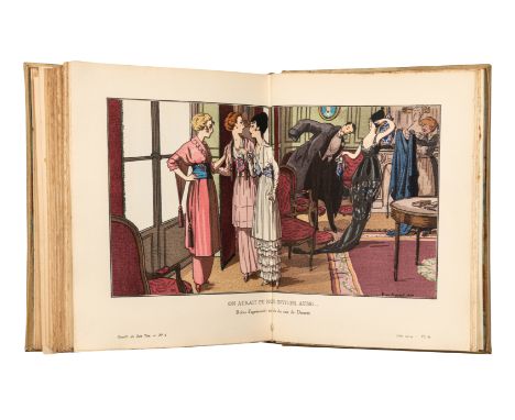 [FRENCH COSTUME]. HERMANN, Lucien Antoine (1886-1954). Gazette du Bon Ton Art-Modes & Frivolites. Paris, Berlin & London: Lib