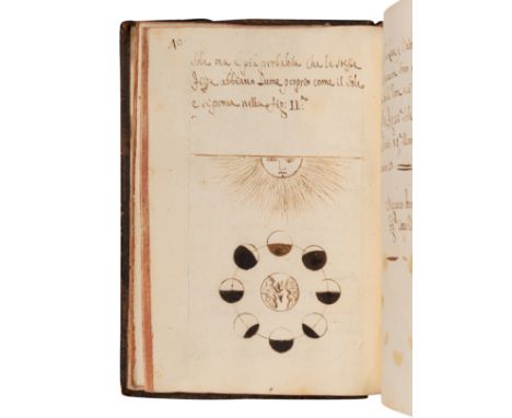 [MANUSCRIPT - ASTRONOMY].  "Capo D. Sfera terrestre tranisetto." [Italy, ca mid-18th century].64 leaves, 8vo (202 x 135 mm). 