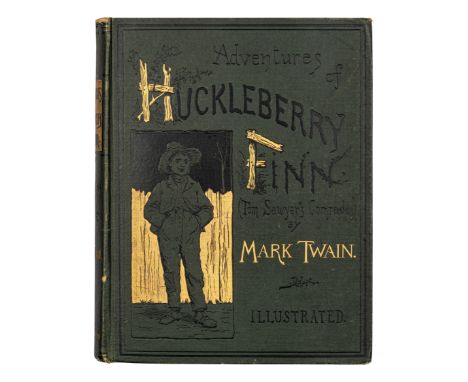 CLEMENS, Samuel Langhorne ("Mark Twain") (1835-1910). Adventures of Huckleberry Finn. New York: Charles L. Webster and Compan