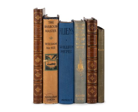 [BRITISH LITERATURE]. A group of 8 works by William HAZLITT (1778-1830), William McFEE (1881-1966), and Lord Alfred TENNYSON 