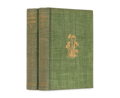 DICKINSON, Emily (1830-1886). Letters. Mabel Loomis Todd, editor. Boston: Roberts Brothers, 1894.&lt;br&gt; 2 volumes, 12mo. 