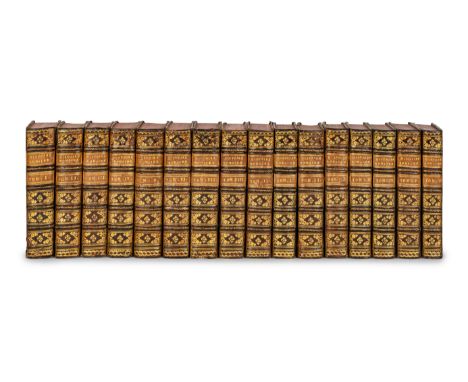 [BINDINGS]. ROLLIN, Charles (1661-1747) and J. B. L. CREVIER. Histoire Romaine Depuis la Fondation de Rome Jusqu'a la Bataill